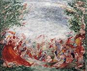 James Ensor The Tormens of St.Anthony oil on canvas